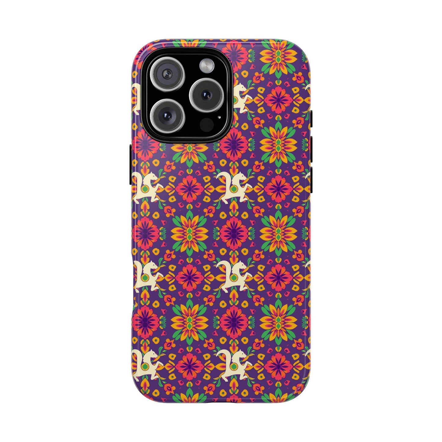Tough Cases, Aquarius, Zodiac v1, Flower Pattern
