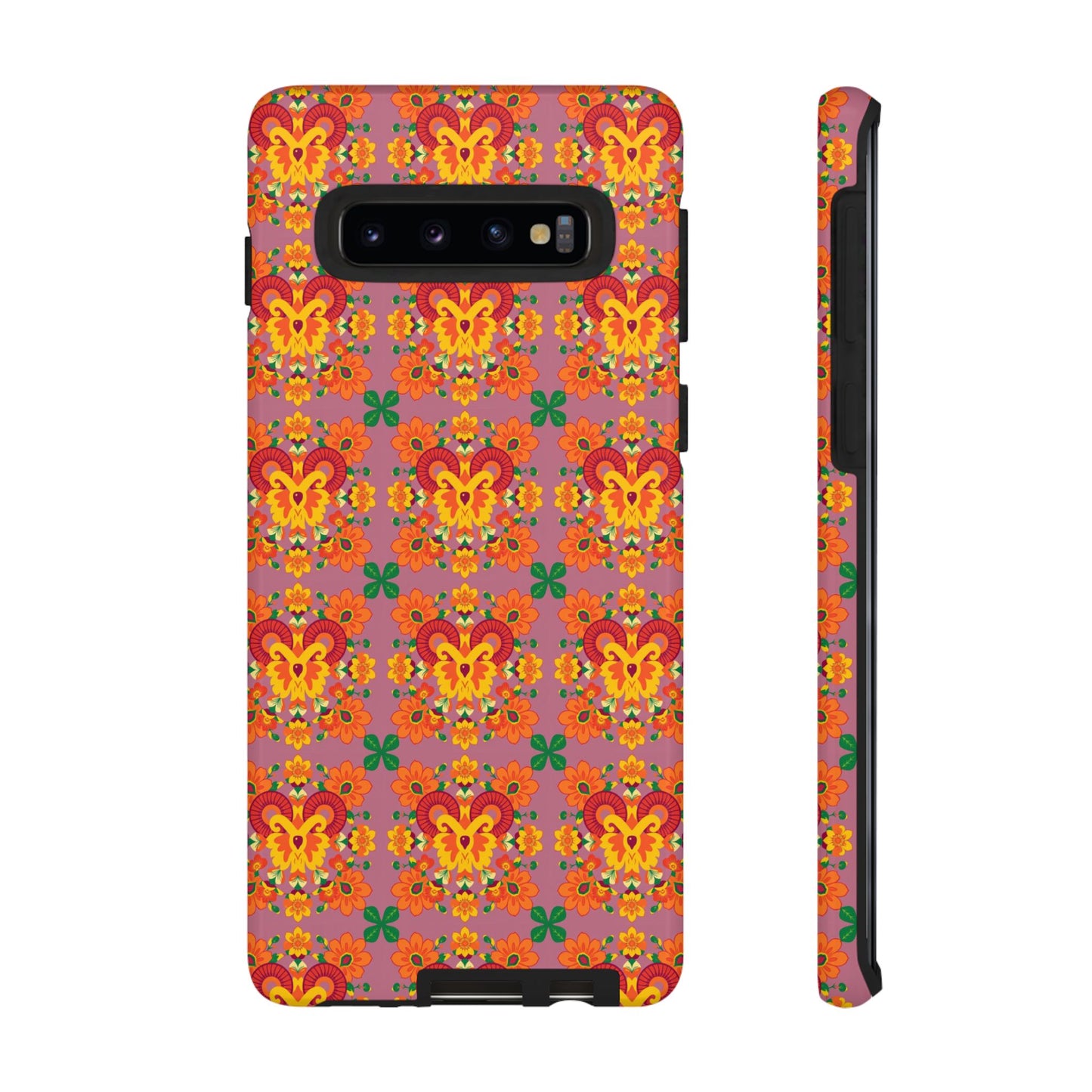 Tough Cases, Aries, Zodiac v1, Flower Pattern