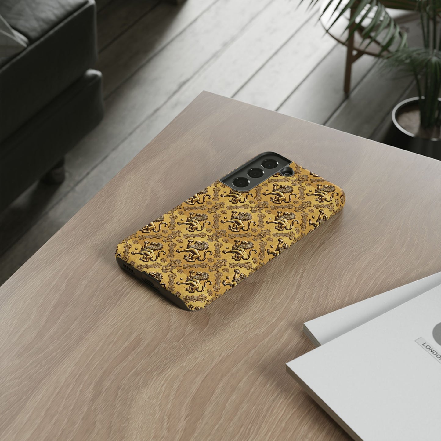 Tough Cases, Leo, Zodiac, Metal Pattern