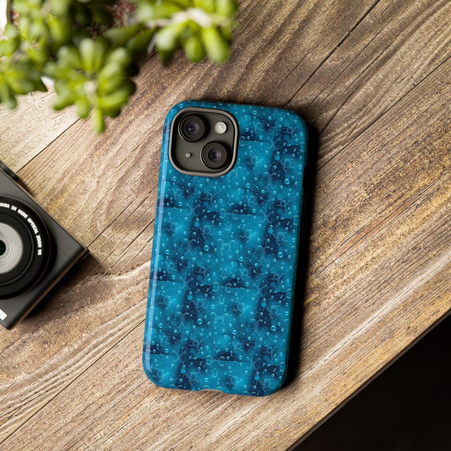 Tough Cases, Aquarius, Zodiac v3, Bubble Pattern