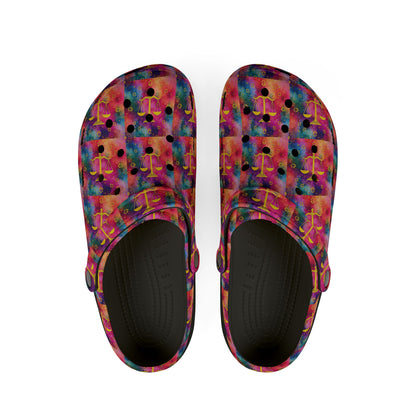 EVA Foam Rubber Shoes, (AOP), Libra, Zodiac v4, Pattern