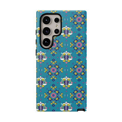 Tough Cases, Libra, Zodiac v2, Flower Pattern