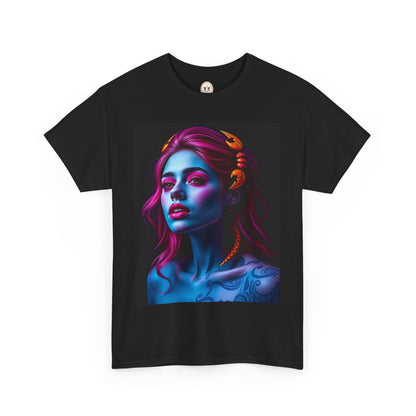Unisex Heavy Cotton T-Shirt, Scorpio, Zodiac, Sexy Art