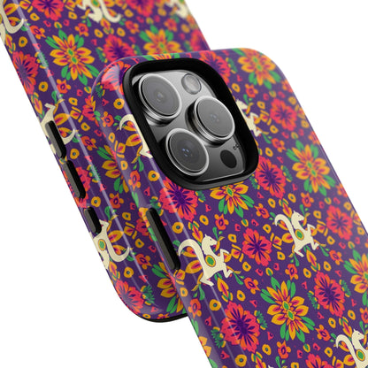 Tough Cases, Aquarius, Zodiac v1, Flower Pattern