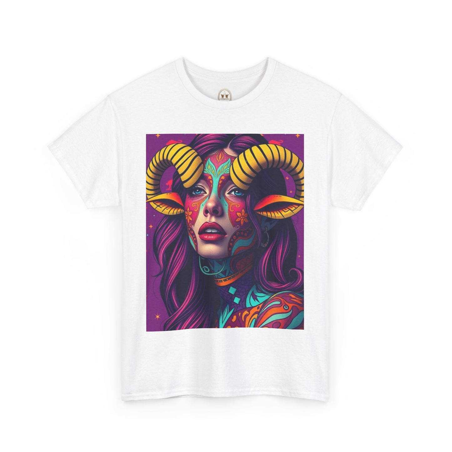 Unisex Heavy Cotton T-Shirt, Taurus, Zodiac v2, Sexy Art