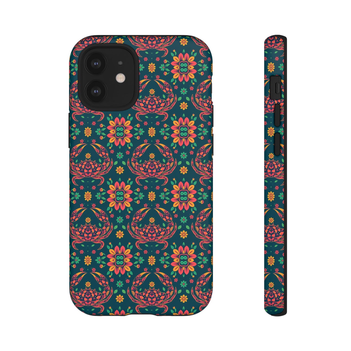 Tough Cases, Cancer, Zodiac v4, Flower Pattern