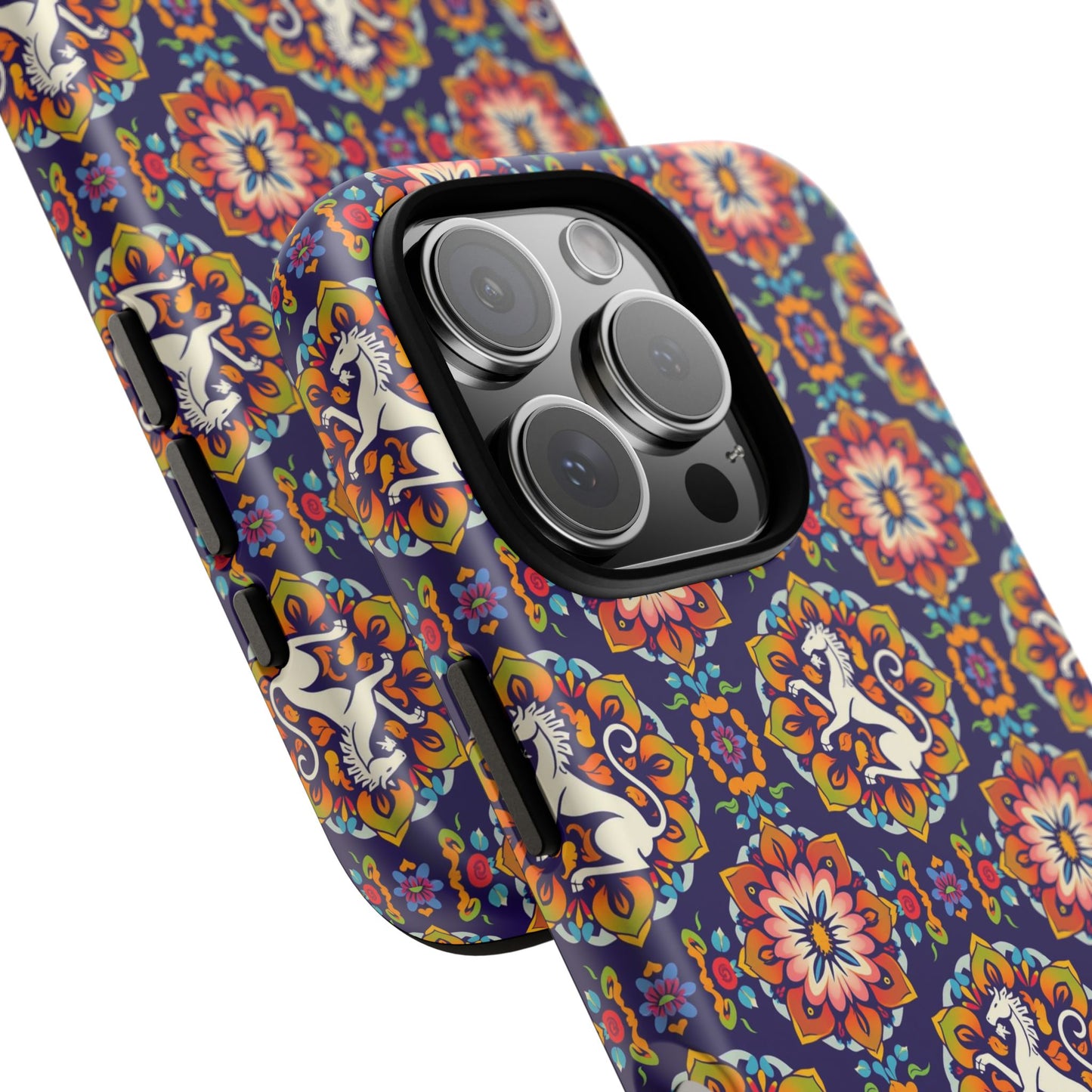 Tough Cases, Virgo, Zodiac v3, Flower Pattern