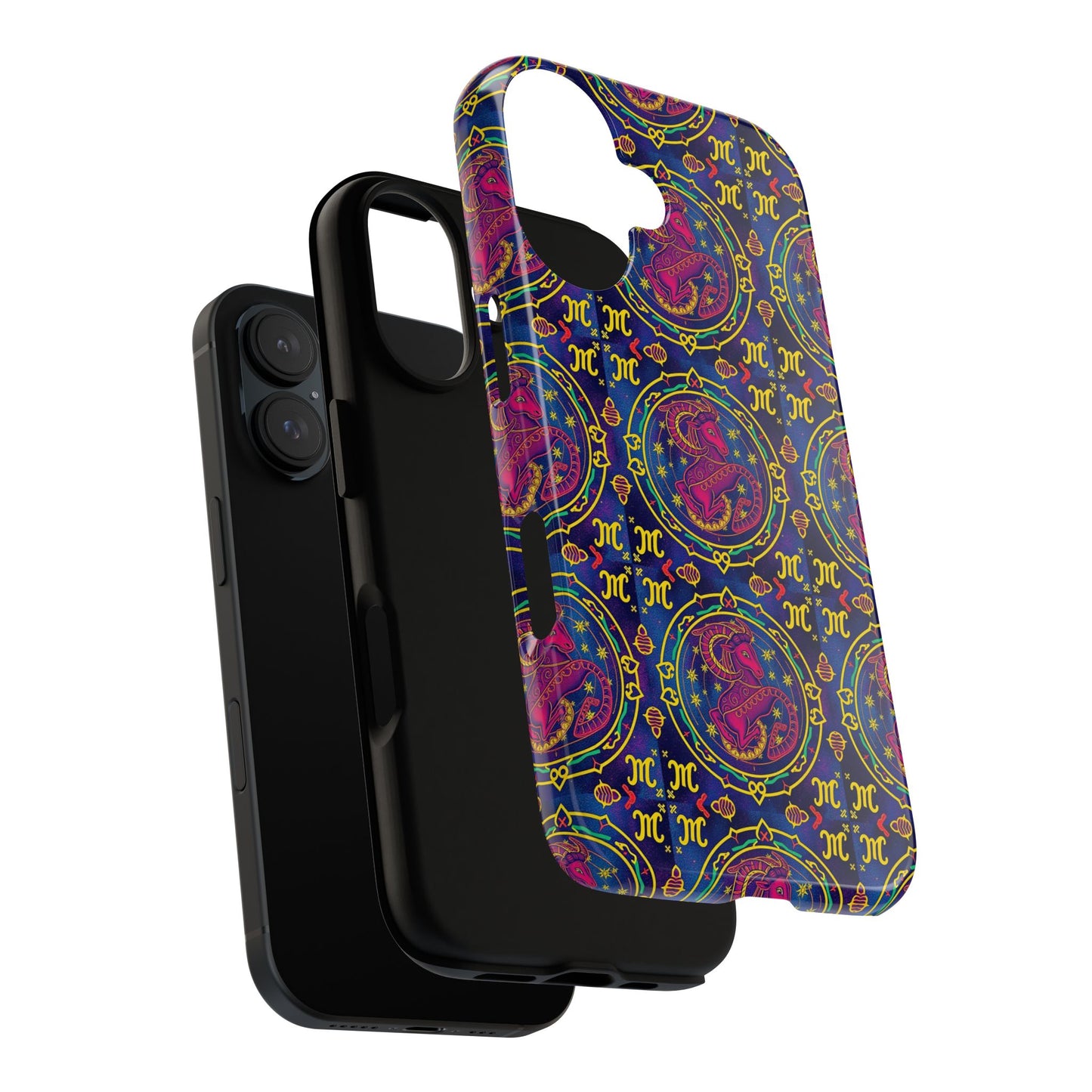 Tough Cases, Capricorn, Zodiac, Metal Pattern