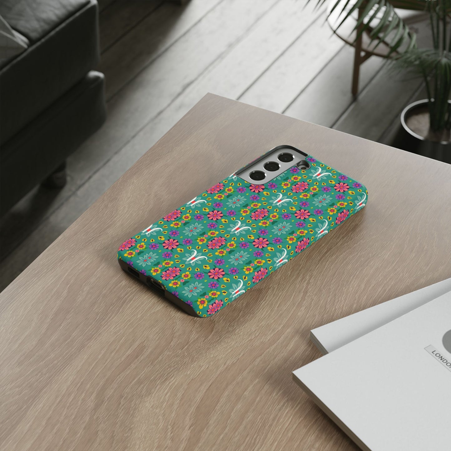Tough Cases, Aquarius, Zodiac v4, Flower Pattern