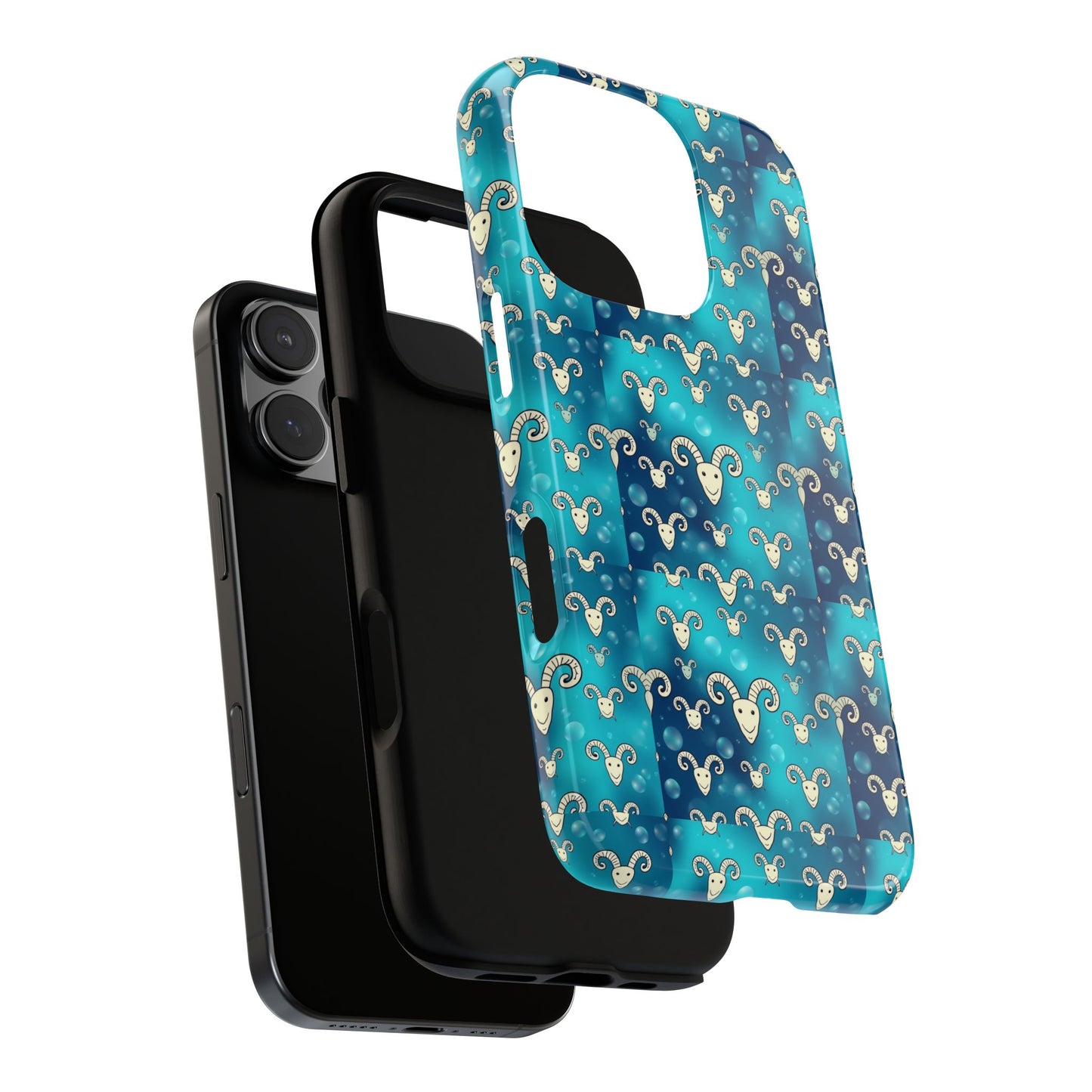 Tough Cases, Aries, Zodiac v1, Bubble Pattern