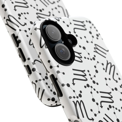 Tough Cases with the Scorpio Zodiac sign for iPhone, Samsung Galaxy, and Google Pixel devices
