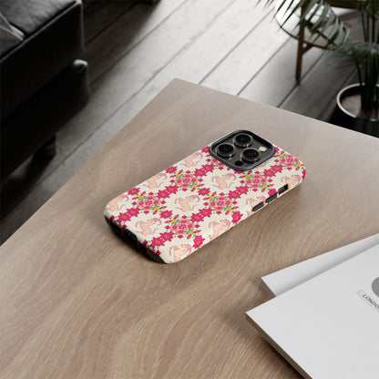 Tough Cases, Capricorn, Zodiac v3, Flower Pattern