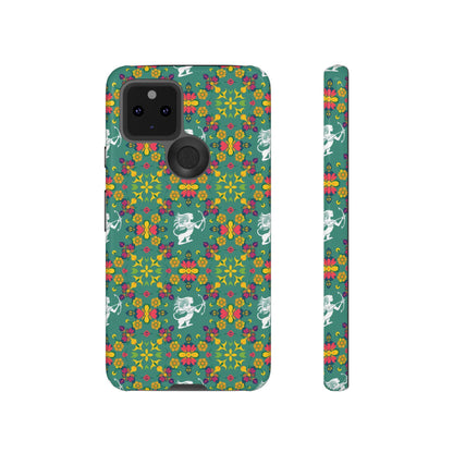 Tough Cases, Sagittarius, Zodiac, Flower Pattern