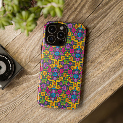 Tough Cases, Gemini, Zodiac v3, Flower Pattern