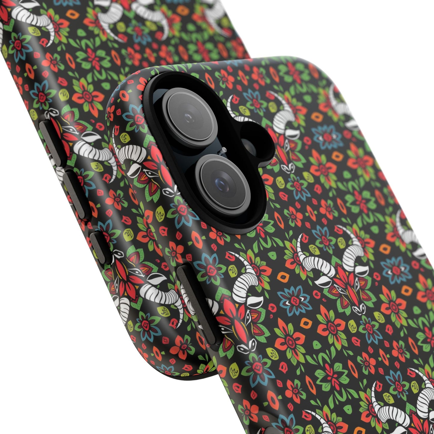 Tough Cases, Taurus, Zodiac v2, Flower Pattern