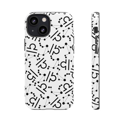 Tough Cases with the Libra Zodiac sign for iPhone, Samsung Galaxy, and Google Pixel devices