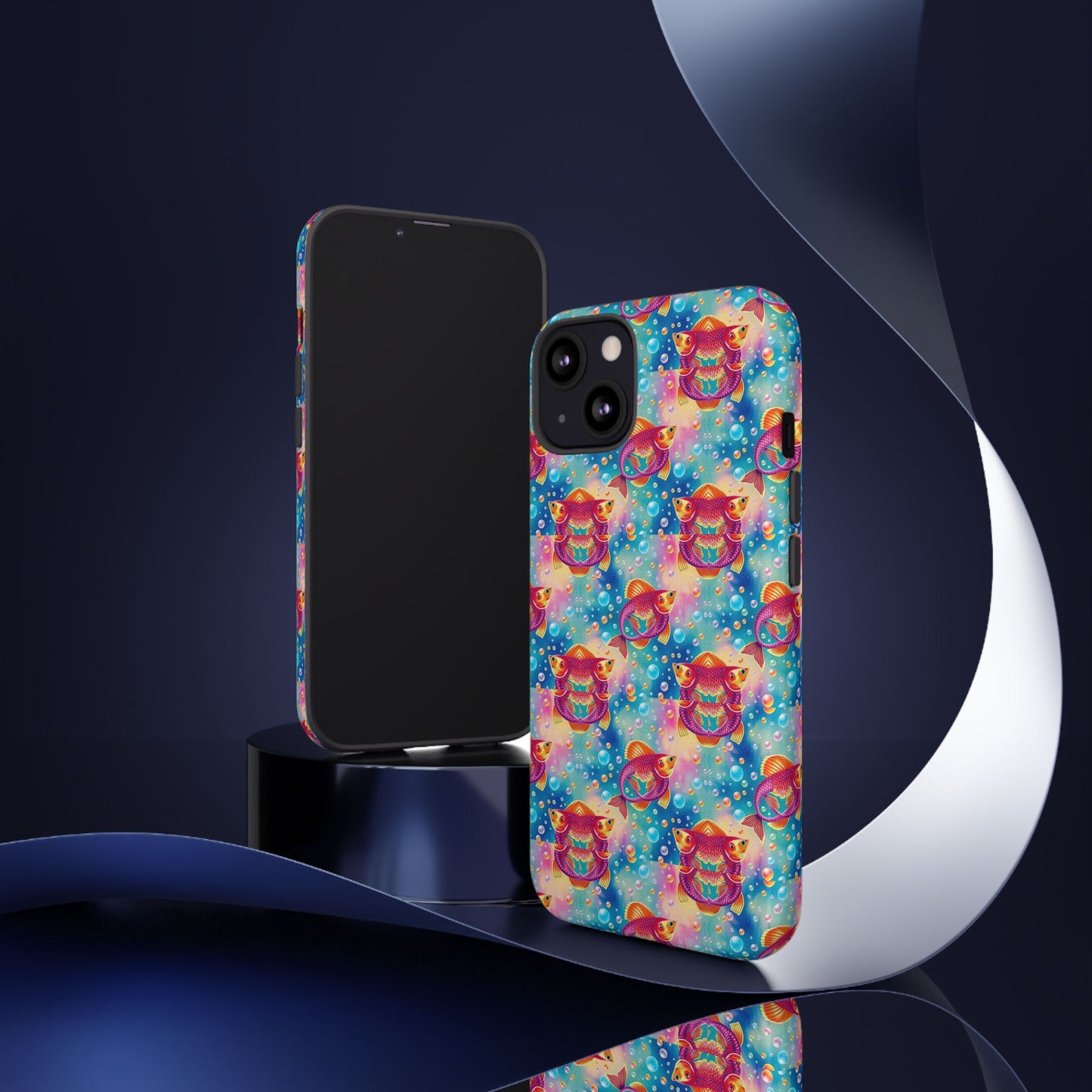 Tough Cases, Pisces, Zodiac v1, Bubble Pattern
