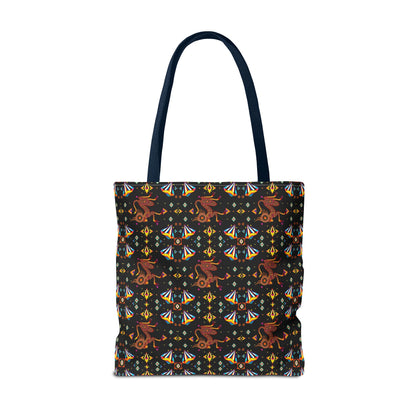 Tote Bag (AOP), Virgo, Zodiac, Jewel Pattern
