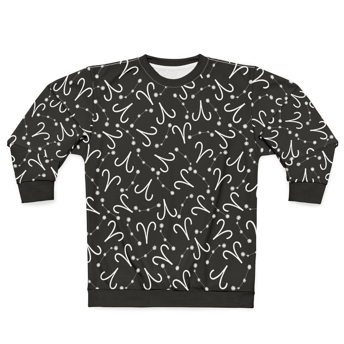 Zodiac AOP Unisex Sweatshirt Aries Zodiac Sign
