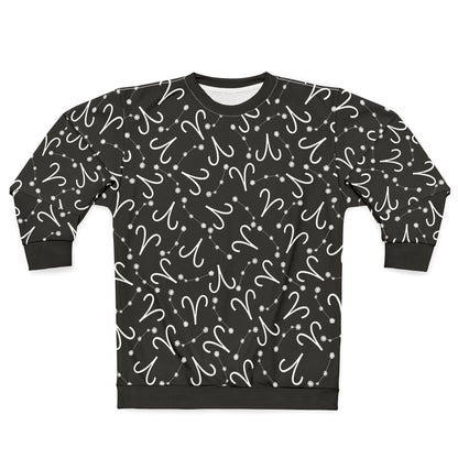 Zodiac AOP Unisex Sweatshirt Aries Zodiac Sign