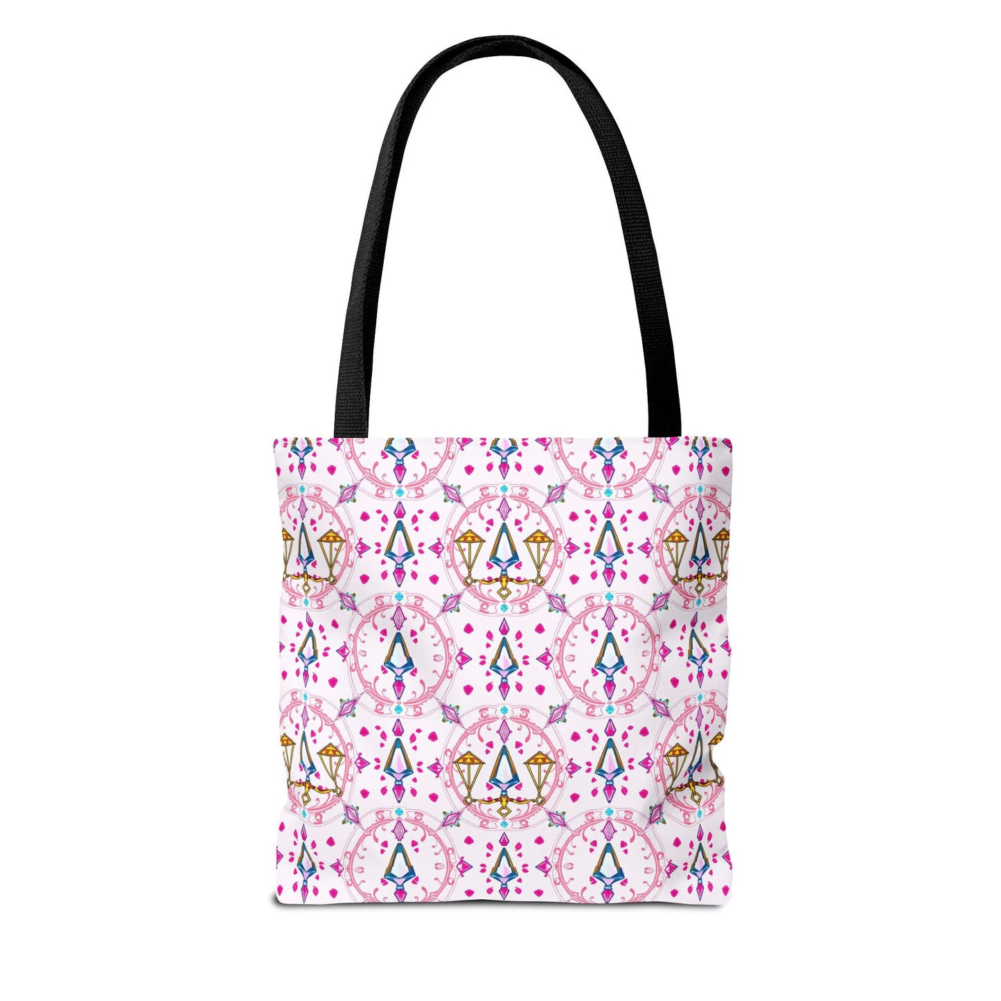 Tote Bag (AOP), Libra, Zodiac, Jewel Pattern