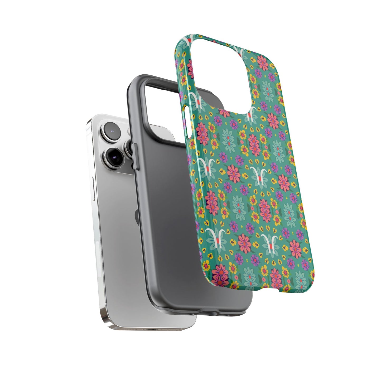 Tough Cases, Aquarius, Zodiac v4, Flower Pattern