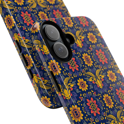 Tough Cases, Taurus, Zodiac v3, Flower Pattern