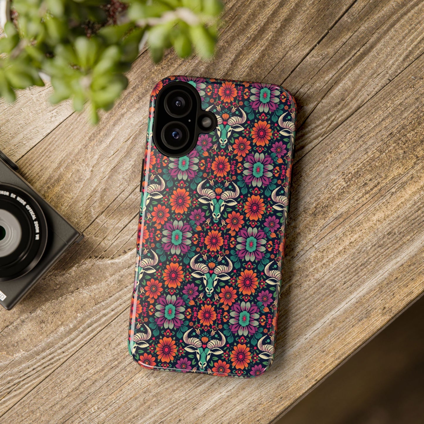 Tough Cases, Taurus, Zodiac v4, Flower Pattern