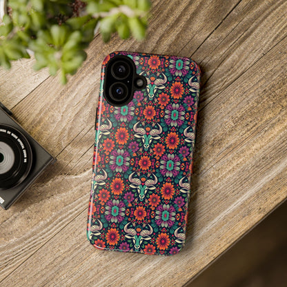 Tough Cases, Taurus, Zodiac v4, Flower Pattern