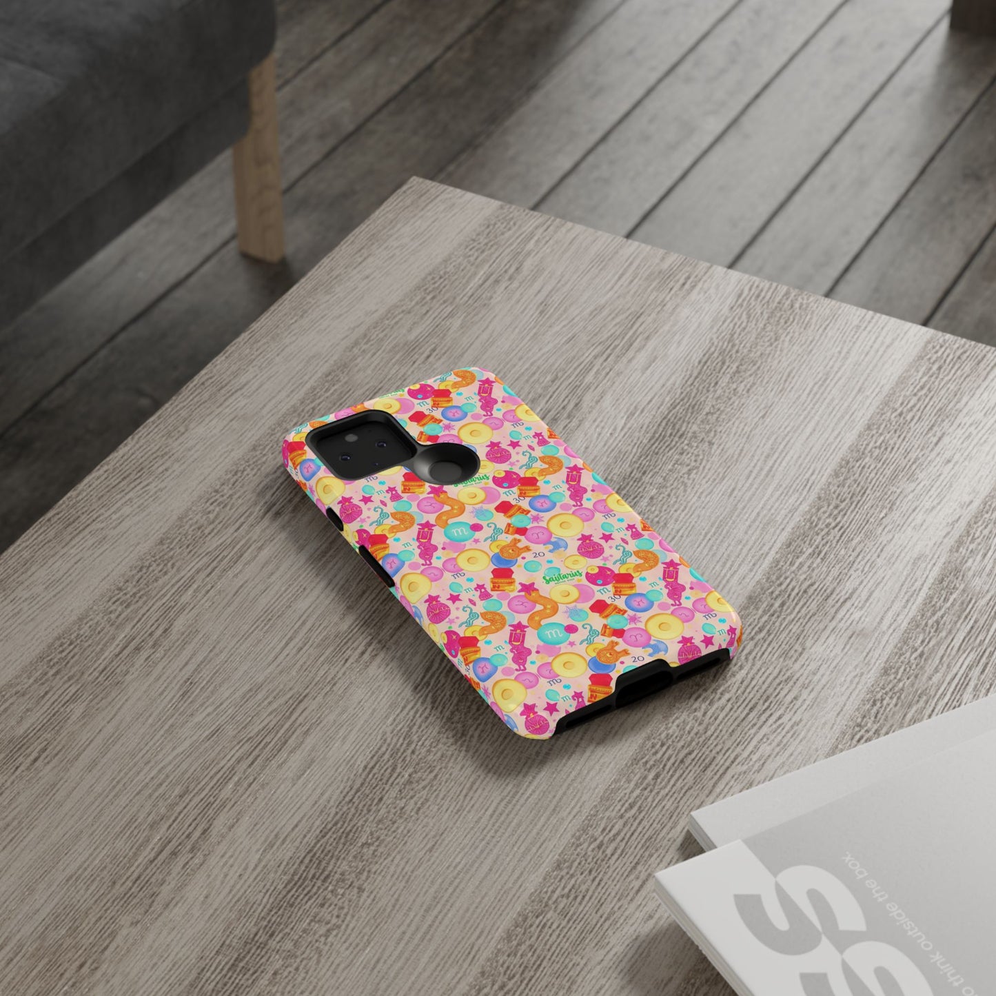 Tough Cases, Sagittarius, Zodiac v2, Bubble Pattern