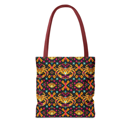 Tote Bag (AOP), Cancer, Zodiac v1, Jewel Pattern