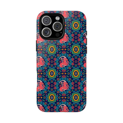 Tough Cases, Capricorn, Zodiac v1, Flower Pattern