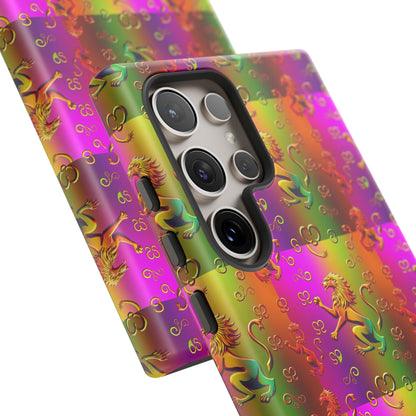 Tough Cases, Leo, Zodiac v1, Metal Pattern