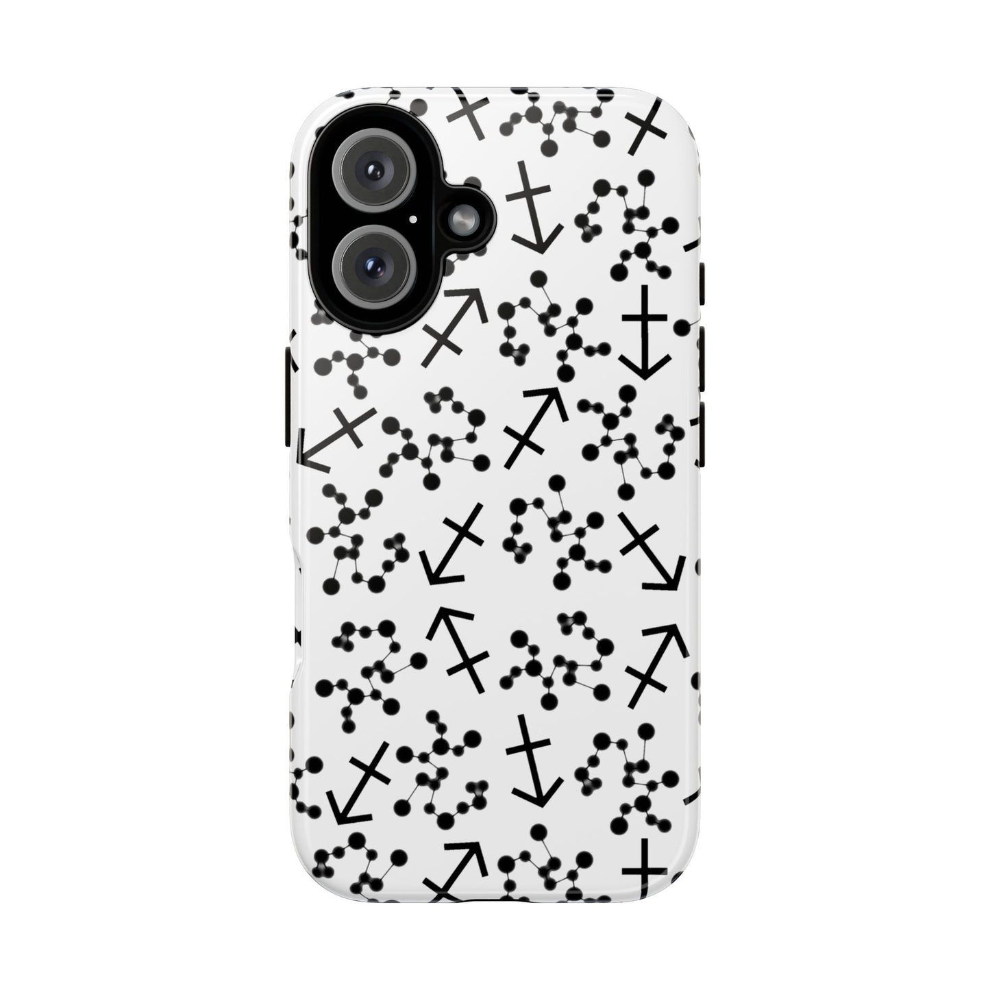 Tough Cases with the Sagittarius Zodiac sign for iPhone, Samsung Galaxy, and Google Pixel devices