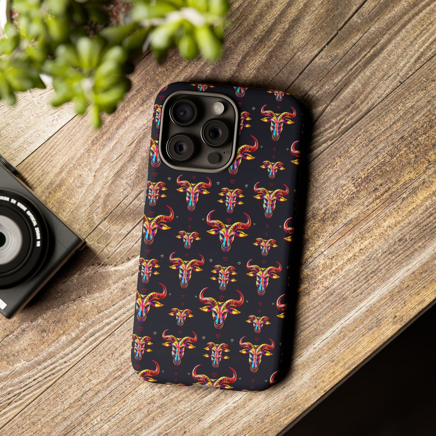 Tough Cases, Taurus, Zodiac, Metal Pattern
