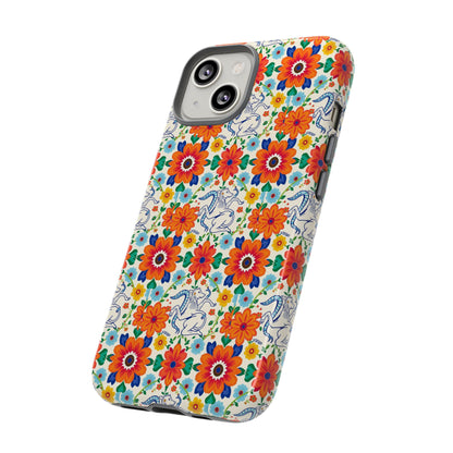 Tough Cases, Virgo, Zodiac v4, Flower Pattern