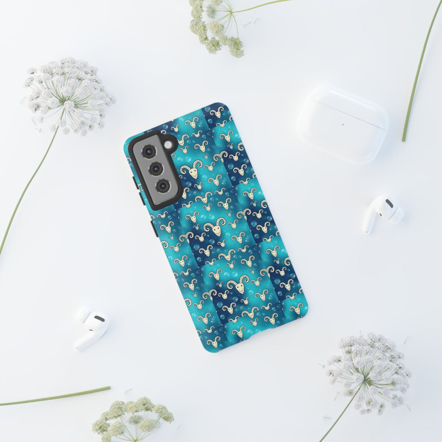 Tough Cases, Aries, Zodiac v1, Bubble Pattern