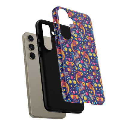 Tough Cases, Pisces, Zodiac, Bubble Pattern