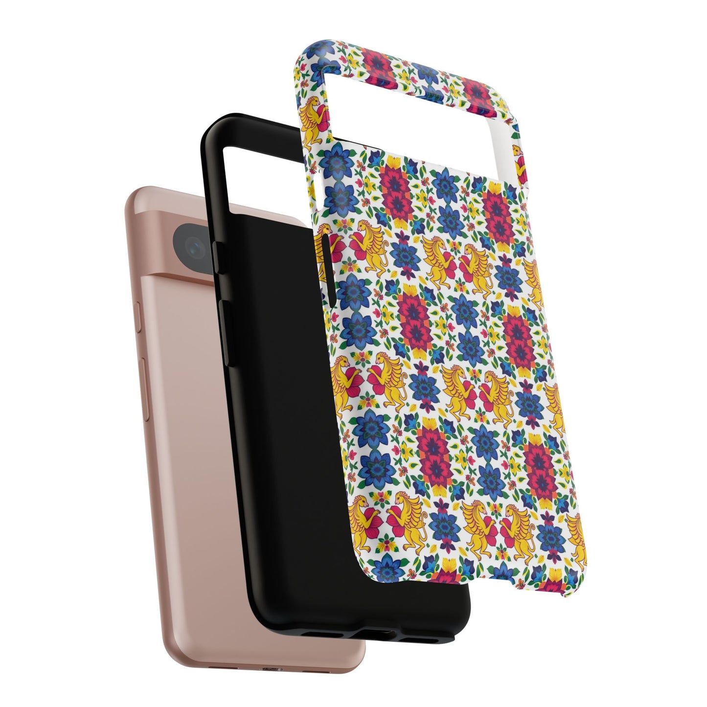 Tough Cases, Gemini, Zodiac, Flower Pattern