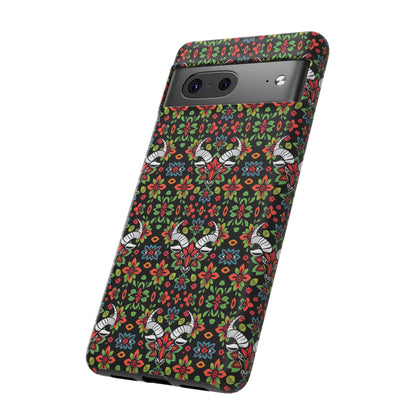 Tough Cases, Taurus, Zodiac v2, Flower Pattern