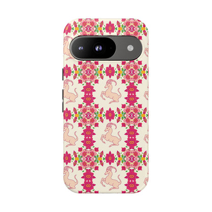 Tough Cases, Capricorn, Zodiac v3, Flower Pattern