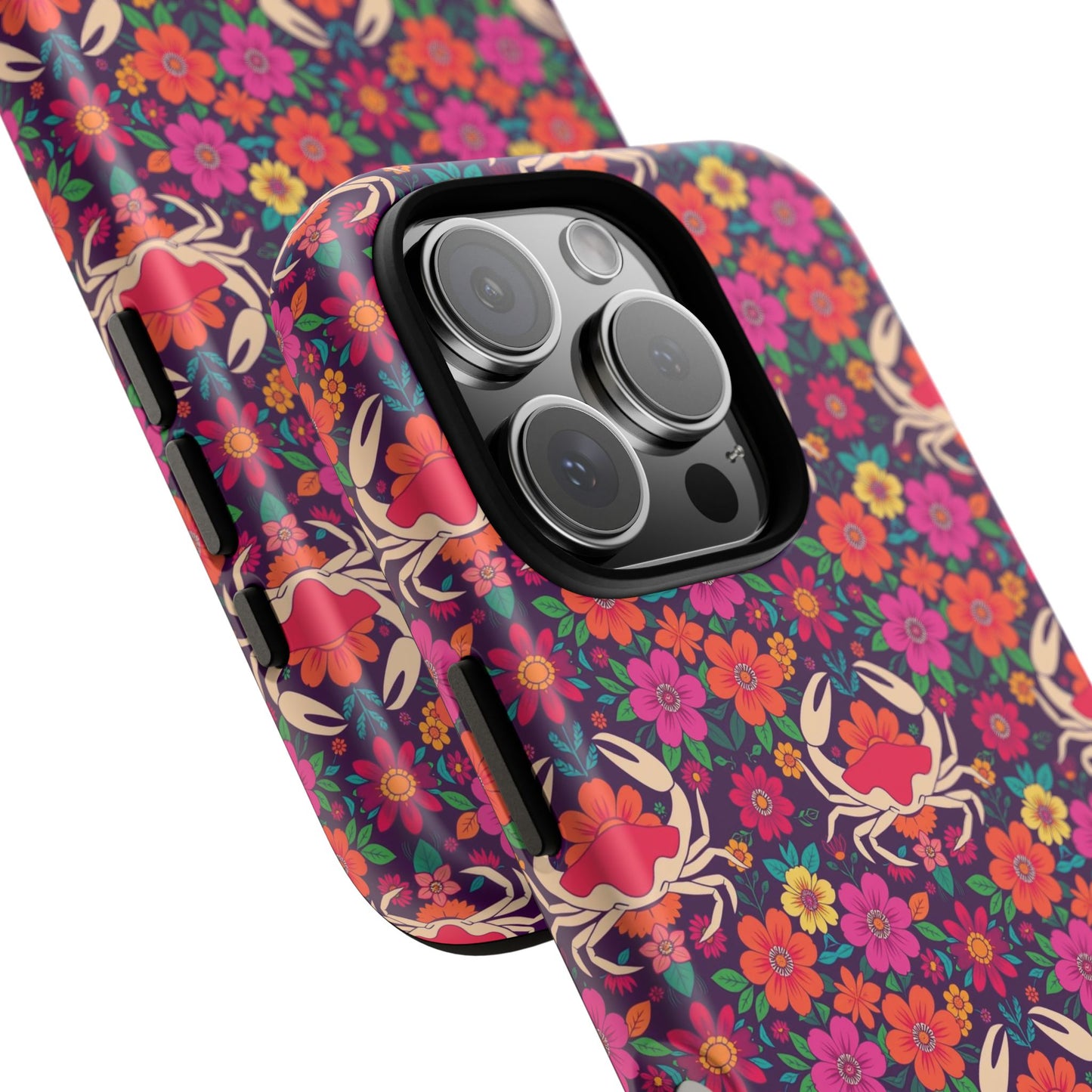 Tough Cases, Cancer, Zodiac v1, Flower Pattern