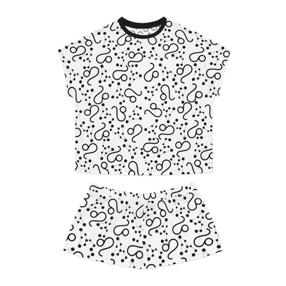 Women's Short Pajama Set Leo Zodiac Sign (AOP)