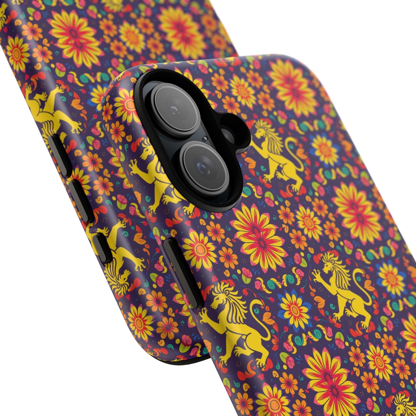 Tough Cases, Leo, Zodiac, Flower Pattern