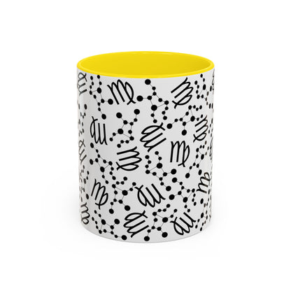 Accent Coffee Mug with the Virgo sign (11, 15oz)
