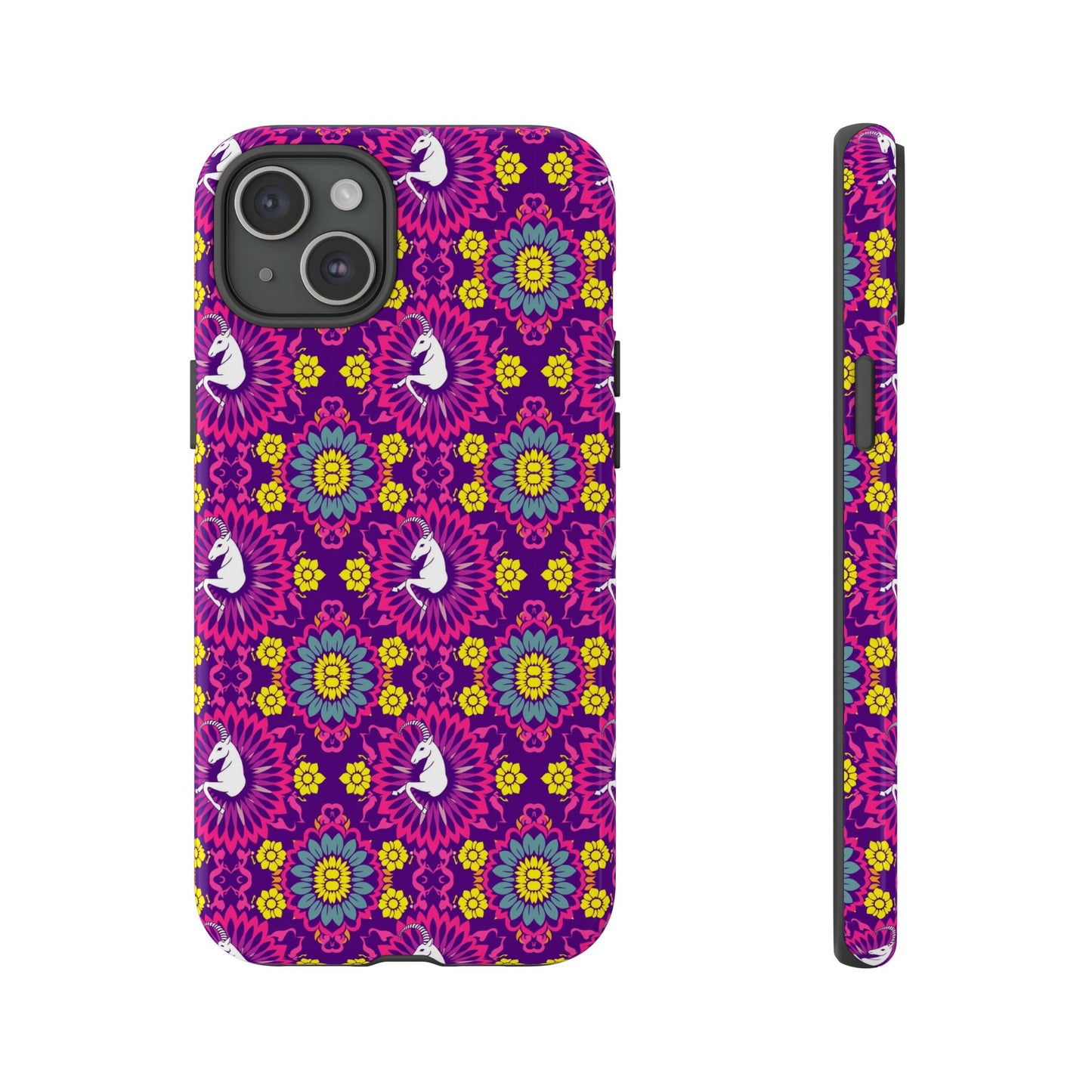 Tough Cases, Capricorn, Zodiac, Flower Pattern