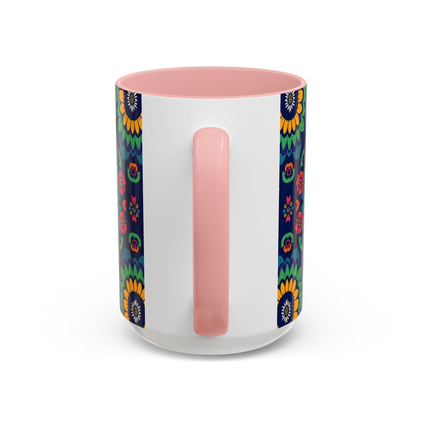Accent Coffee Mug, Capricorn, Zodiac, Flower Pattern, (11, 15oz)