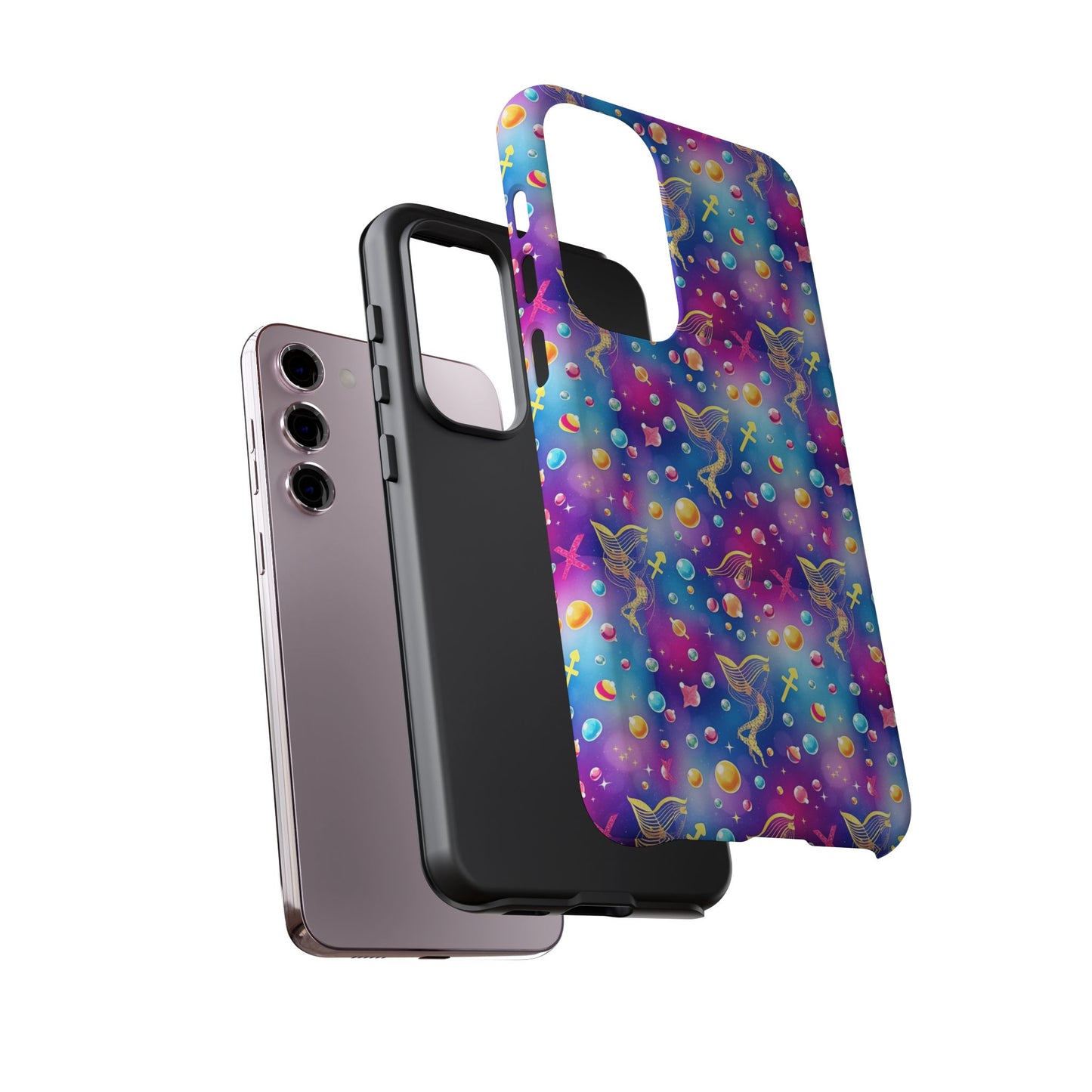 Tough Cases, Sagittarius, Zodiac v3, Bubble Pattern