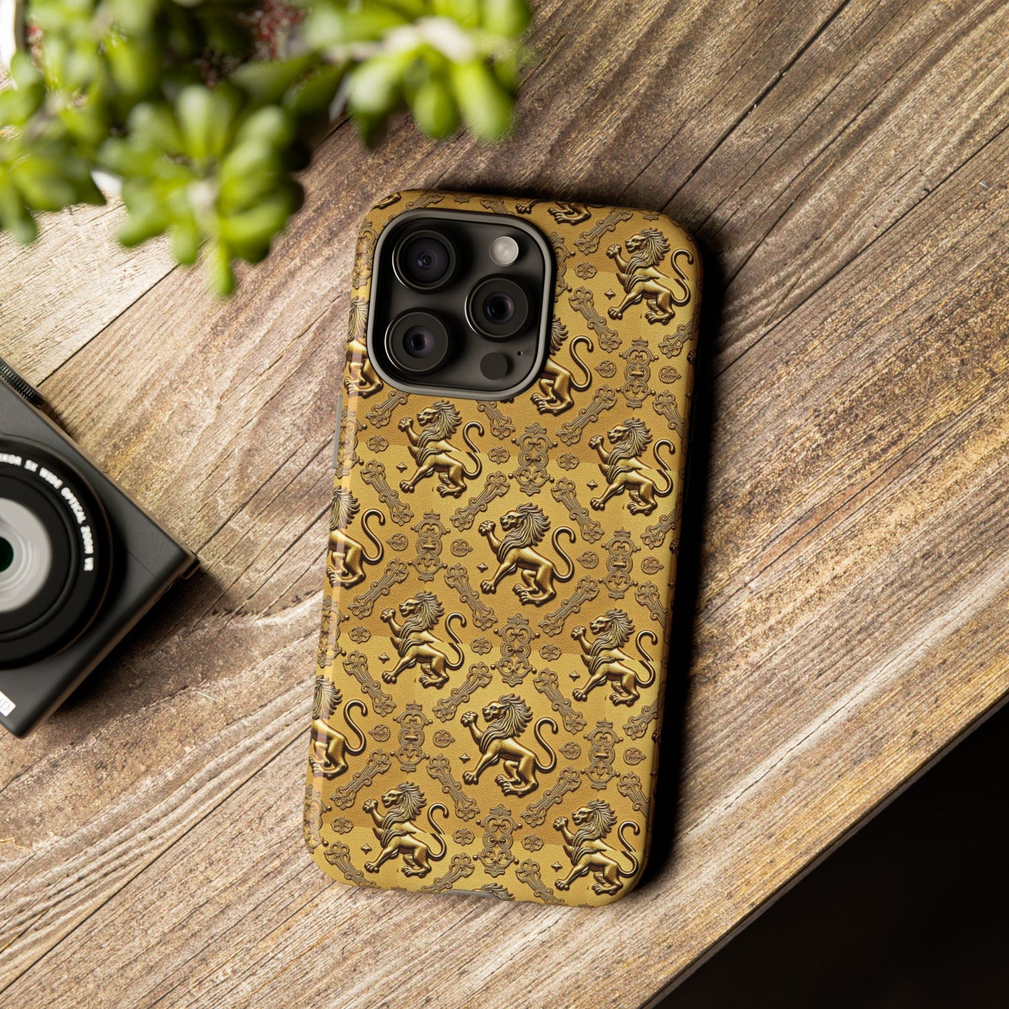 Tough Cases, Leo, Zodiac, Metal Pattern