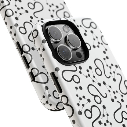 Tough Cases with the Leo Zodiac sign for iPhone, Samsung Galaxy, and Google Pixel devices
